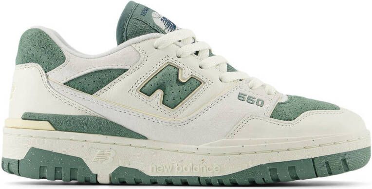 New Balance 550 sneakers groen ecru