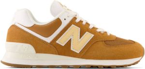 New Balance 574 sneakers bruin wit