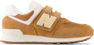New Balance 574 sneakers bruin wit