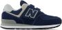 New Balance 574 Peuterschoenen Blauw Leer - Thumbnail 2