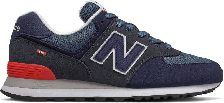 New Balance Classic 574 Heren Sneakers Sportschoenen schoenen Navy Blauw ML574EAE