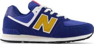 New Balance 574 sneakers donkerblauw kobaltblauw geel