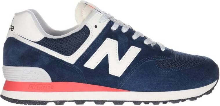 New Balance Stijlvolle Lage Sneakers in Donkerblauw Blue Heren
