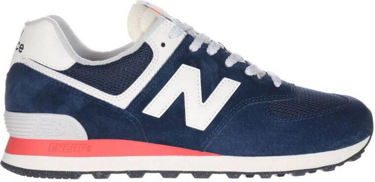 New Balance Stijlvolle Lage Sneakers in Donkerblauw Blue Heren