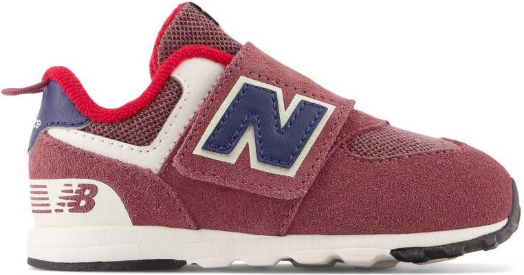 New Balance 574 sneakers donkerrood donkerblauw