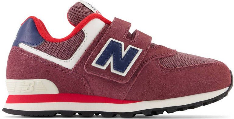 New Balance 574 sneakers donkerrood donkerblauw