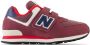 New Balance 574 sneakers donkerrood donkerblauw - Thumbnail 1