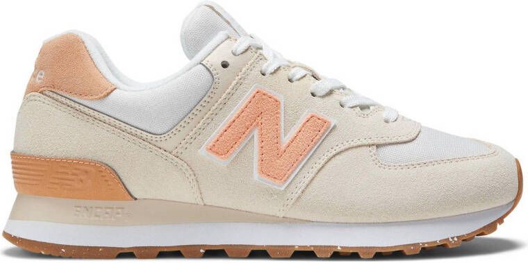 New Balance WL574RDB Volwassenen Lage sneakers Wit beige - Foto 2