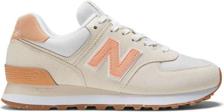 New Balance WL574RDB Volwassenen Lage sneakers Wit beige