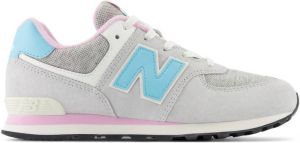 New Balance 574 sneakers grijs blauw roze