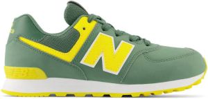 New Balance 574 sneakers groen geel