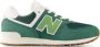 New Balance 574 sneakers groen wit Suede Meerkleurig 37 - Thumbnail 2