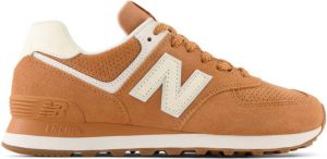 New Balance 574 sneakers okergeel wit