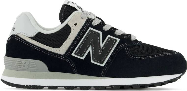 New Balance 574 sneakers zwart giijs