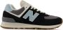 New Balance 574 sneakers zwart grijs lichtblauw - Thumbnail 1