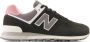New Balance 574 sneakers zwart grijs roze - Thumbnail 1