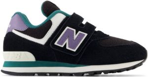 New Balance 574 sneakers zwart paars groen