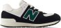 New Balance 574 sneakers zwart wit groen Suede Meerkleurig 37 - Thumbnail 1