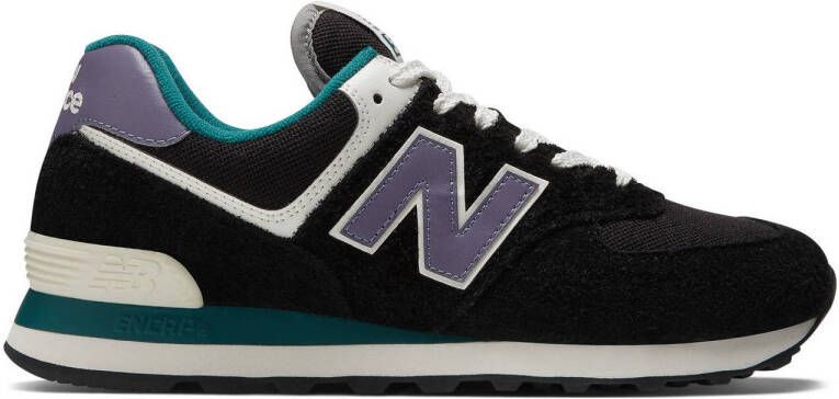 New Balance Suède en Stoffen Leren Sneakers Black Heren