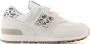 New Balance 574 V1 sneakers dierenprint offwhite blauw Ecru Suede 34.5 - Thumbnail 1