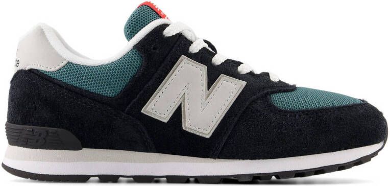 New Balance 574 V1 sneakers zwart grijsblauw Suede Meerkleurig 40