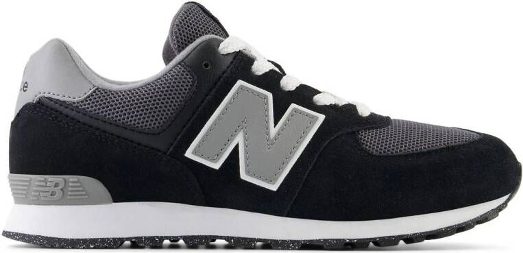 New Balance 574 V1 sneakers zwart grijs wit Suede Meerkleurig 36