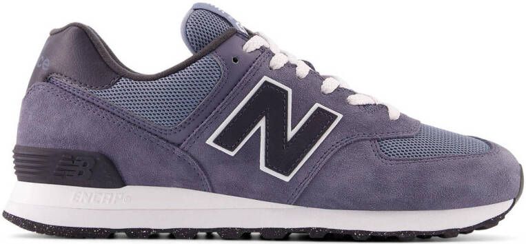 New Balance 574 Heren Grijs Wit Blauw Sneakers Gray Heren