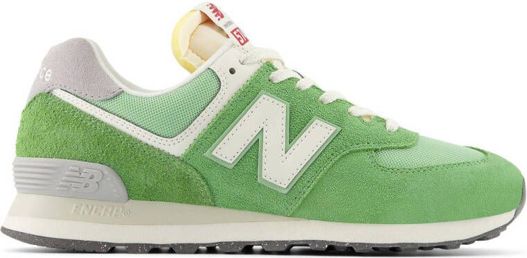 New Balance 574 V2 sneakers groen wit