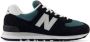 New Balance 574 Heren Grijs Wit Blauw Sneakers Gray Heren - Thumbnail 1