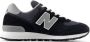 New Balance Klassieke Sneakers met Leren Bovenwerk Black Heren - Thumbnail 1