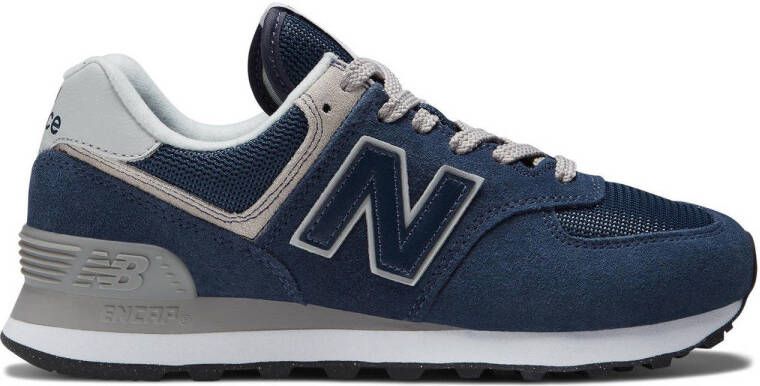 New Balance Casual Dames Sneakers Wl574Evn Blauw Dames - Schoenen.nl