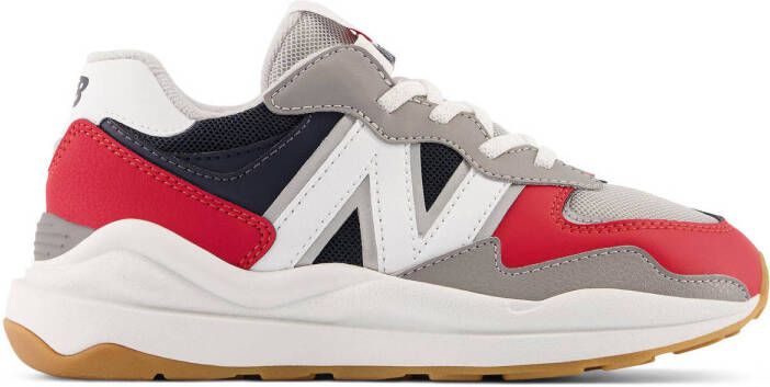 New Balance Sportieve Grijs Rood Sneaker Multicolor Dames