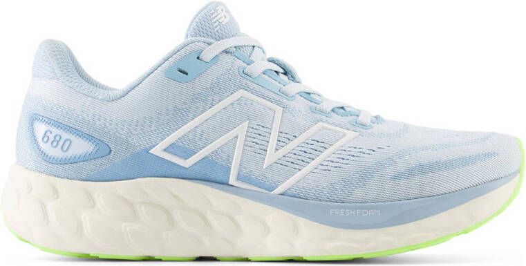 New Balance 680 V8 hardloopschoenen lichtblauw geel