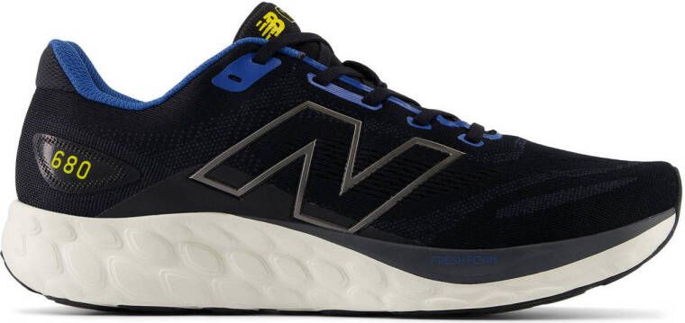 New Balance 680 V8 hardloopschoenen zwart kobaltblauw geel