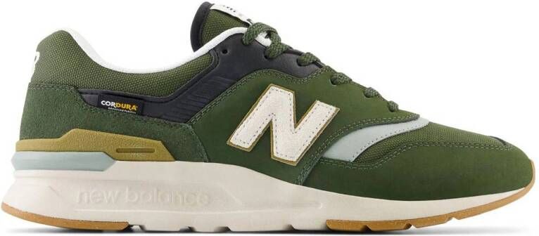 New Balance Logo Sneakers Bimateriaal Groene Tinten Green Heren