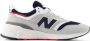 New Balance 997 sneakers lichtgrijs donkerblauw rood - Thumbnail 1