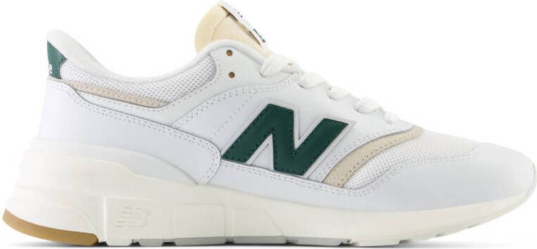 New Balance 997 sneakers wit ecru groen