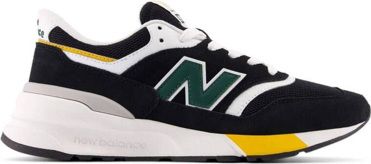 New Balance 997 sneakers zwart wit geel