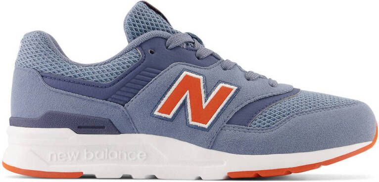 New Balance 997H sneakers grijs blauw oranje