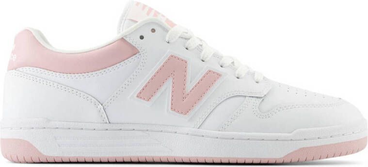 New Balance Witte en roze sneakers voor White
