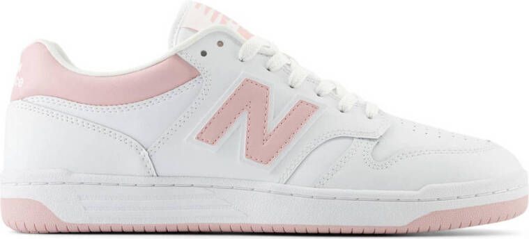 New Balance Witte Roze Basketbal Stijl Sneakers White Dames