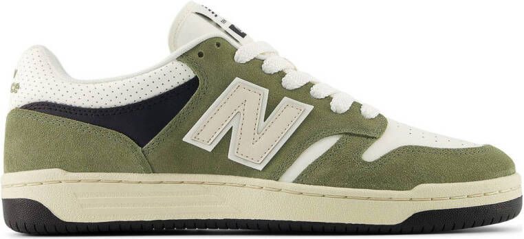 New Balance Groene lage sneakers voor heren