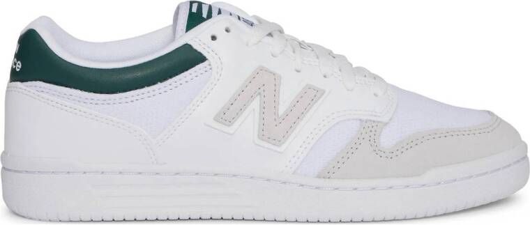 New Balance BB480 sneakers wit groen ecru