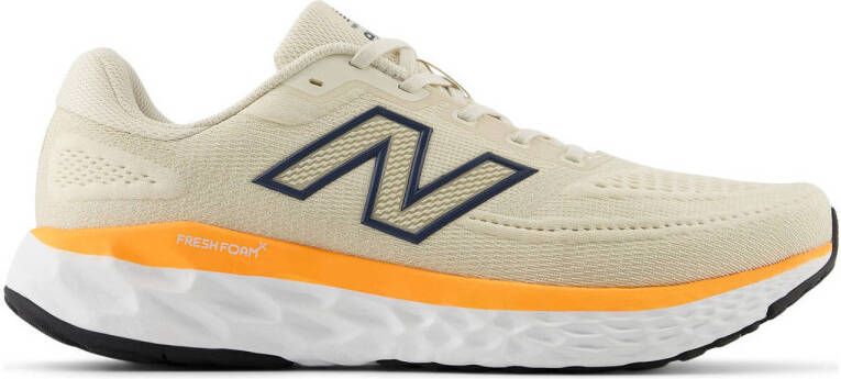 New Balance Fresh Foam Evoz hardlopenschoenen ecru geel