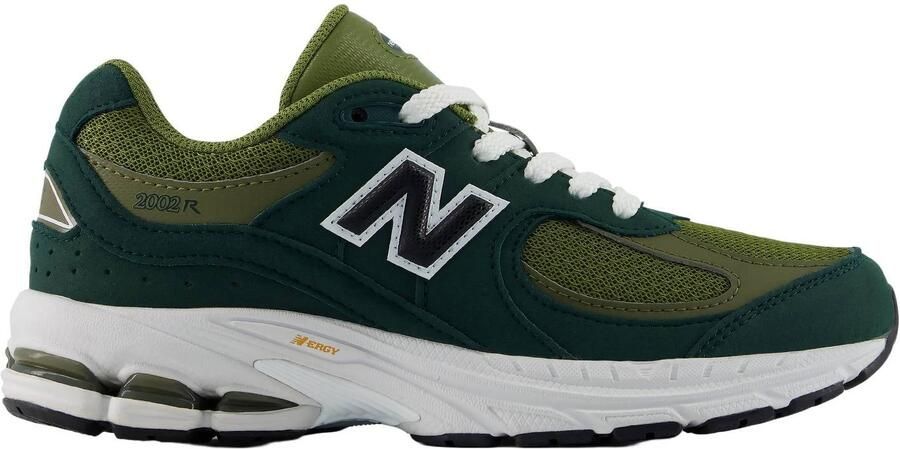 New Balance 2002 Lace sneakers groen donkergroen Mesh