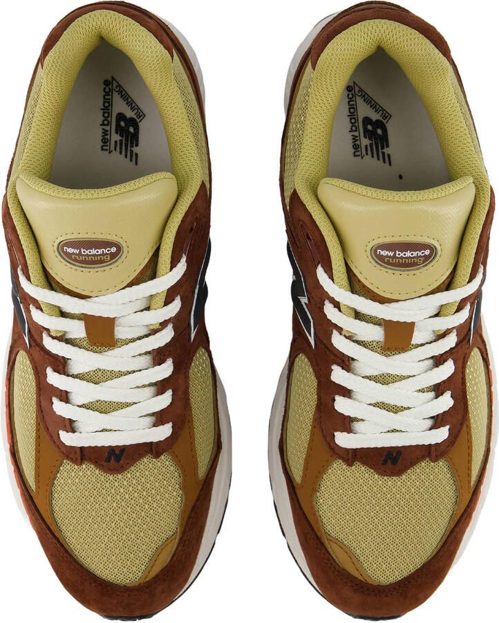 New Balance 2002R mesh sneakers bruin groen - Foto 2