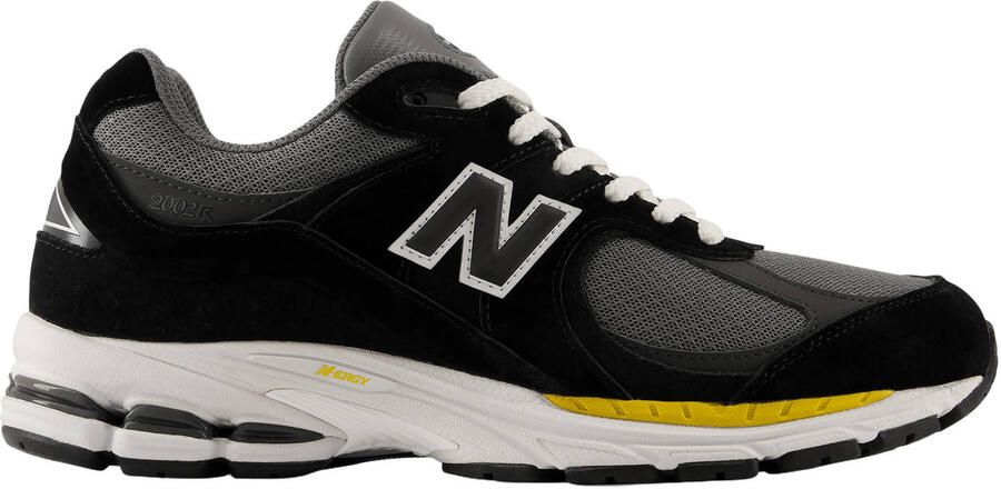New Balance 2002R mesh sneakers zwart grijs