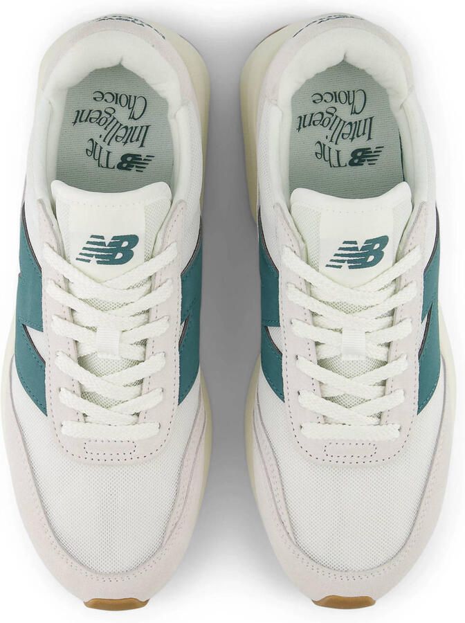 New Balance 370 Sneakers Wit Leer - Foto 2