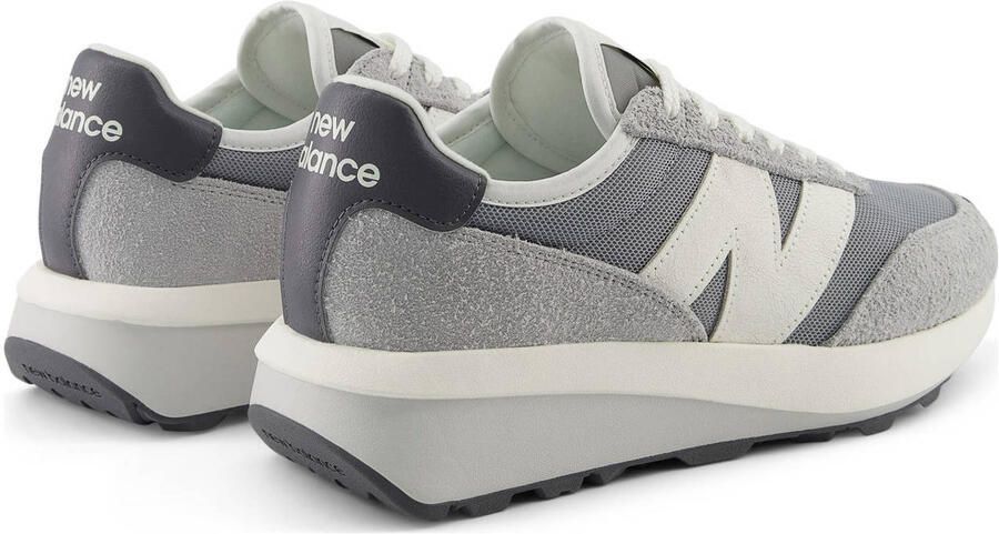 New Balance 370 Sneakers Heren Grijs Mesh Synthetisch - Foto 2