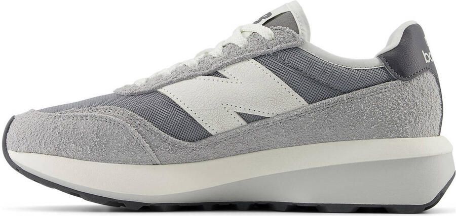 New Balance 370 Sneakers Heren Grijs Mesh Synthetisch - Foto 3